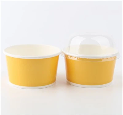4 OZ Kapaklı Dondurma Bardakları